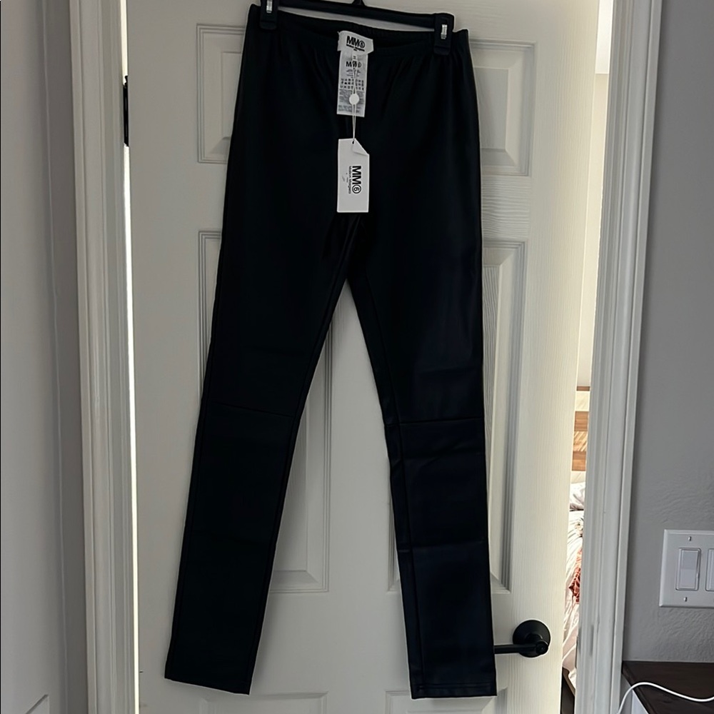 Maison Margiela MM6 Black Leggings